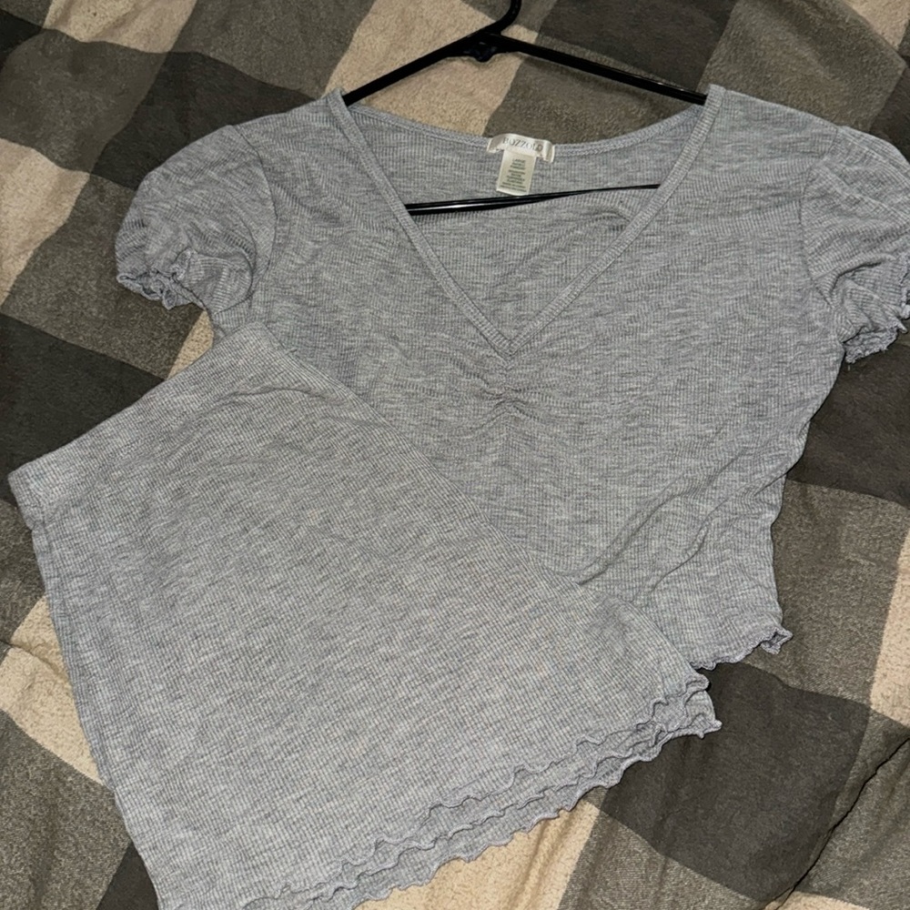 grey short and t shirt set